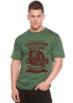 Remembering Spun Bamboo® Men's Bamboo Viscose/Organic Cotton Short Sleeve Graphic T-Shirt Spun Bamboo