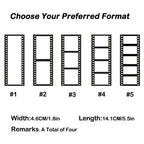 4Pcs Personalized Bookmarks Customized Film Roll Bookmark Memory DIY Custom Photo Album nowadaysfashion