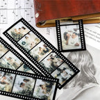 4Pcs Personalized Bookmarks Customized Film Roll Bookmark Memory DIY Custom Photo Album nowadaysfashion
