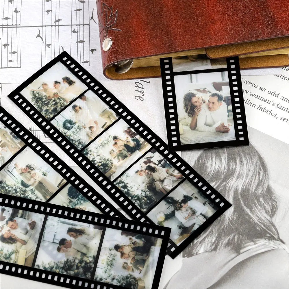 4Pcs Personalized Bookmarks Customized Film Roll Bookmark Memory DIY Custom Photo Album - Blade & Thread
