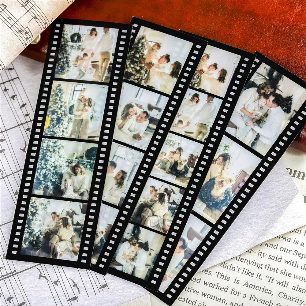4Pcs Personalized Bookmarks Customized Film Roll Bookmark Memory DIY Custom Photo Album nowadaysfashion