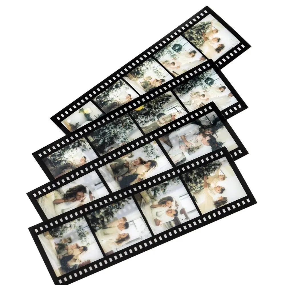 4Pcs Personalized Bookmarks Customized Film Roll Bookmark Memory DIY Custom Photo Album - Blade & Thread