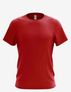 Red men's USA Tee by SpectraUSA, front view showing classic fit and bold patriotic design.