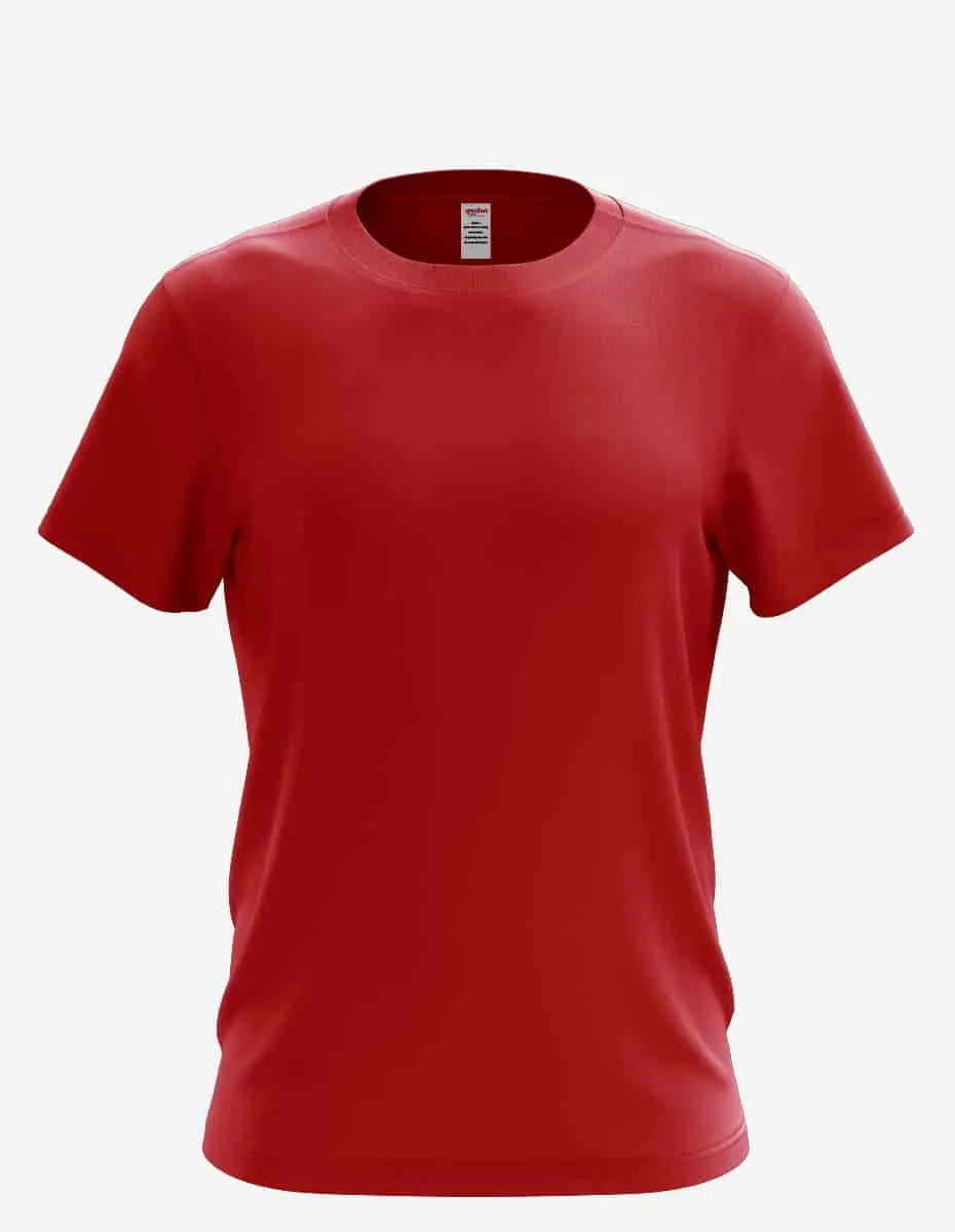 Red men's USA Tee by SpectraUSA, front view showing classic fit and bold patriotic design.