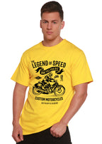 The Legend of Speed Spun Bamboo® Men's Bamboo Viscose/Organic Cotton Short Sleeve Graphic T-Shirt Spun Bamboo