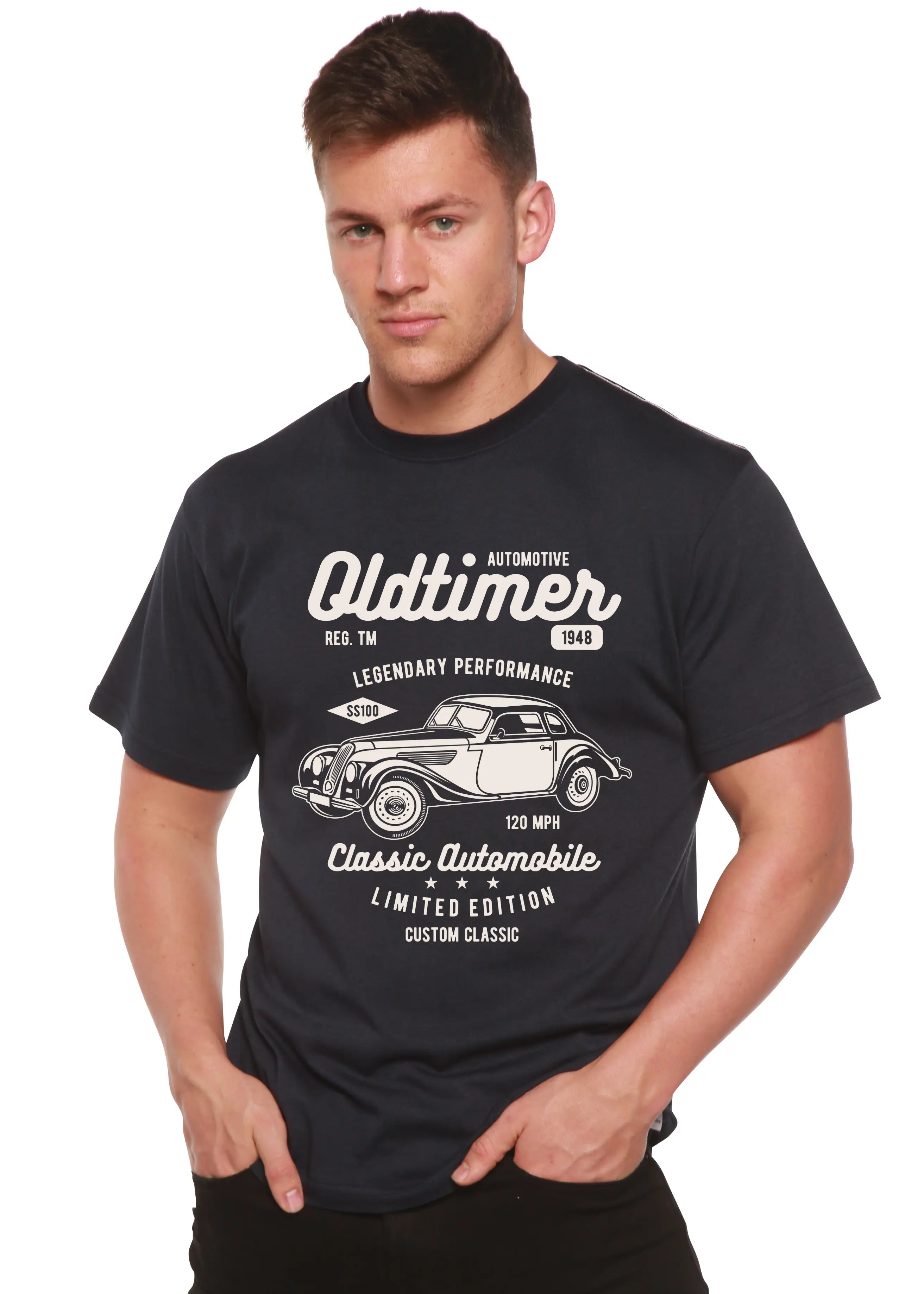 Oldtimer Spun Bamboo® Men's Bamboo Viscose/Organic Cotton Short Sleeve Graphic T-Shirt Spun Bamboo