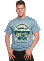 Premium Garage Spun Bamboo® Men's Bamboo Viscose/Organic Cotton Short Sleeve Graphic T-Shirt Spun Bamboo