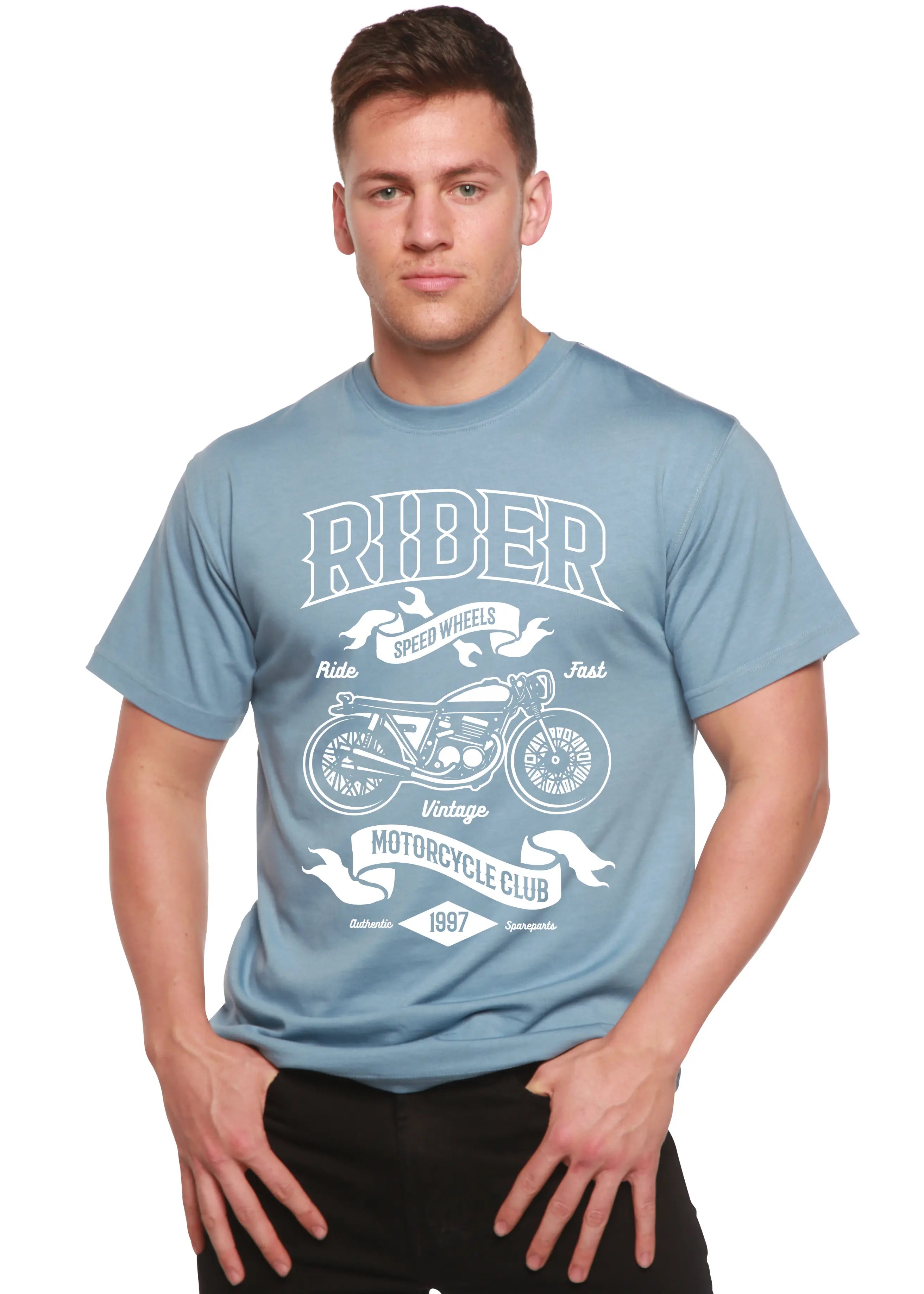 Rider Spun Bamboo® Men's Bamboo Viscose/Organic Cotton Short Sleeve Graphic T-Shirt Spun Bamboo