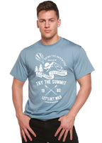 Try The Summit Spun Bamboo® Men's Bamboo Viscose/Organic Cotton Short Sleeve Graphic T-Shirt Spun Bamboo