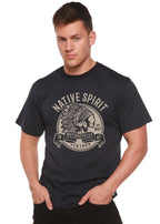 Native Spirit Spun Bamboo® Men's Bamboo Viscose/Organic Cotton Short Sleeve Graphic T-Shirt Spun Bamboo