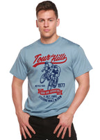 Tour De Hills Spun Bamboo® Men's Bamboo Viscose/Organic Cotton Short Sleeve Graphic T-Shirt Spun Bamboo