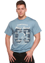 Play Hard Spun Bamboo® Men's Bamboo Viscose/Organic Cotton Short Sleeve Graphic T-Shirt Spun Bamboo