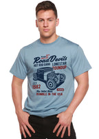 Road Devils Spun Bamboo® Men's Bamboo Viscose/Organic Cotton Short Sleeve Graphic T-Shirt Spun Bamboo