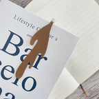 Coffee Motif Bookmark Resin Durable Reading Accessory For Book Lovers Blade & Thread