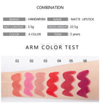 6 Colors Matte Non stick Cup Lipstick Long  Lasting Moisturizing Lipstick Cosmetics Set nowadaysfashion