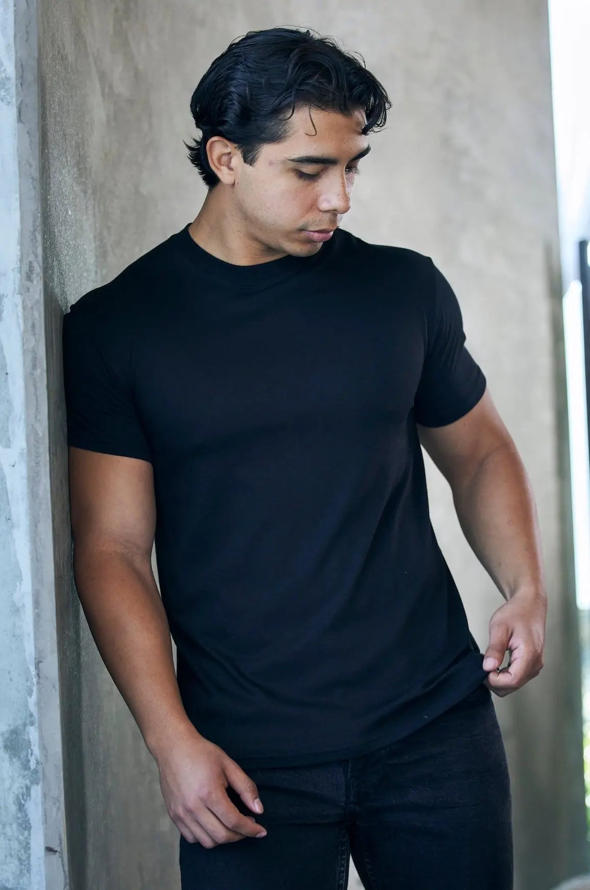 The Original Men's Bamboo Viscose/Organic Cotton Short Sleeve T-Shirt - Classic Cut Spun Bamboo