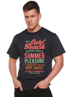 Surf Beach Spun Bamboo® Men's Bamboo Viscose/Organic Cotton Short Sleeve Graphic T-Shirt Spun Bamboo