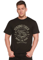 Strong Tiger Spun Bamboo® Men's Bamboo Viscose/Organic Cotton Short Sleeve Graphic T-Shirt Spun Bamboo