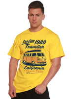 Surfing 1980 Spun Bamboo® Men's Bamboo Viscose/Organic Cotton Short Sleeve Graphic T-Shirt Spun Bamboo