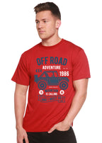 Off Road Adventure Spun Bamboo® Men's Bamboo Viscose/Organic Cotton Short Sleeve Graphic T-Shirt Spun Bamboo