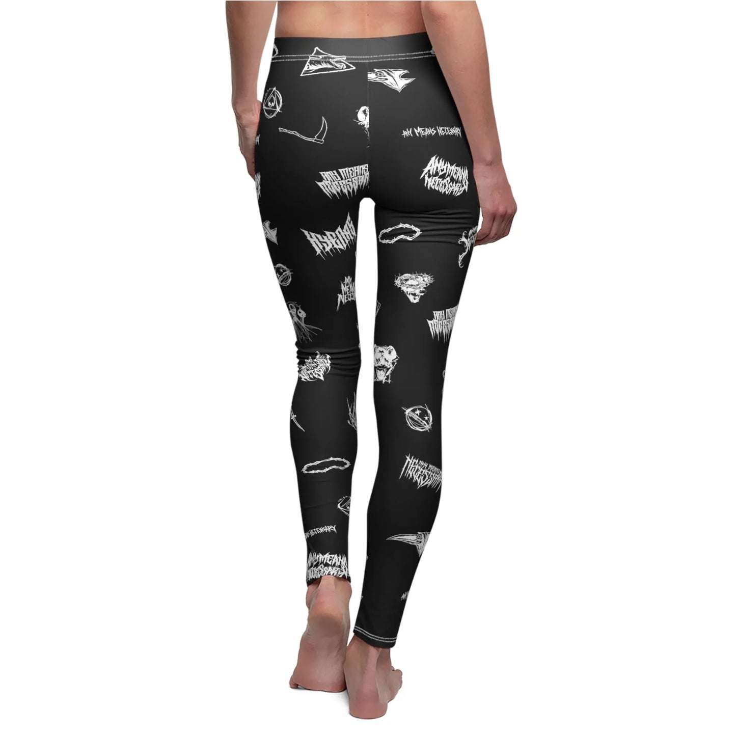 Wingbats Leggings Any Means Necessary Clothing