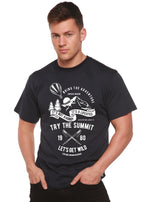 Try The Summit Spun Bamboo® Men's Bamboo Viscose/Organic Cotton Short Sleeve Graphic T-Shirt Spun Bamboo