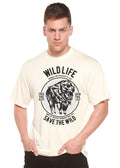 Wild Life Spun Bamboo® Men's Bamboo Viscose/Organic Cotton Short Sleeve Graphic T-Shirt Spun Bamboo