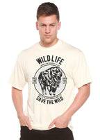Wild Life Spun Bamboo® Men's Bamboo Viscose/Organic Cotton Short Sleeve Graphic T-Shirt Spun Bamboo