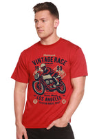 Vintage Race Spun Bamboo® Men's Bamboo Viscose/Organic Cotton Short Sleeve Graphic T-Shirt Spun Bamboo
