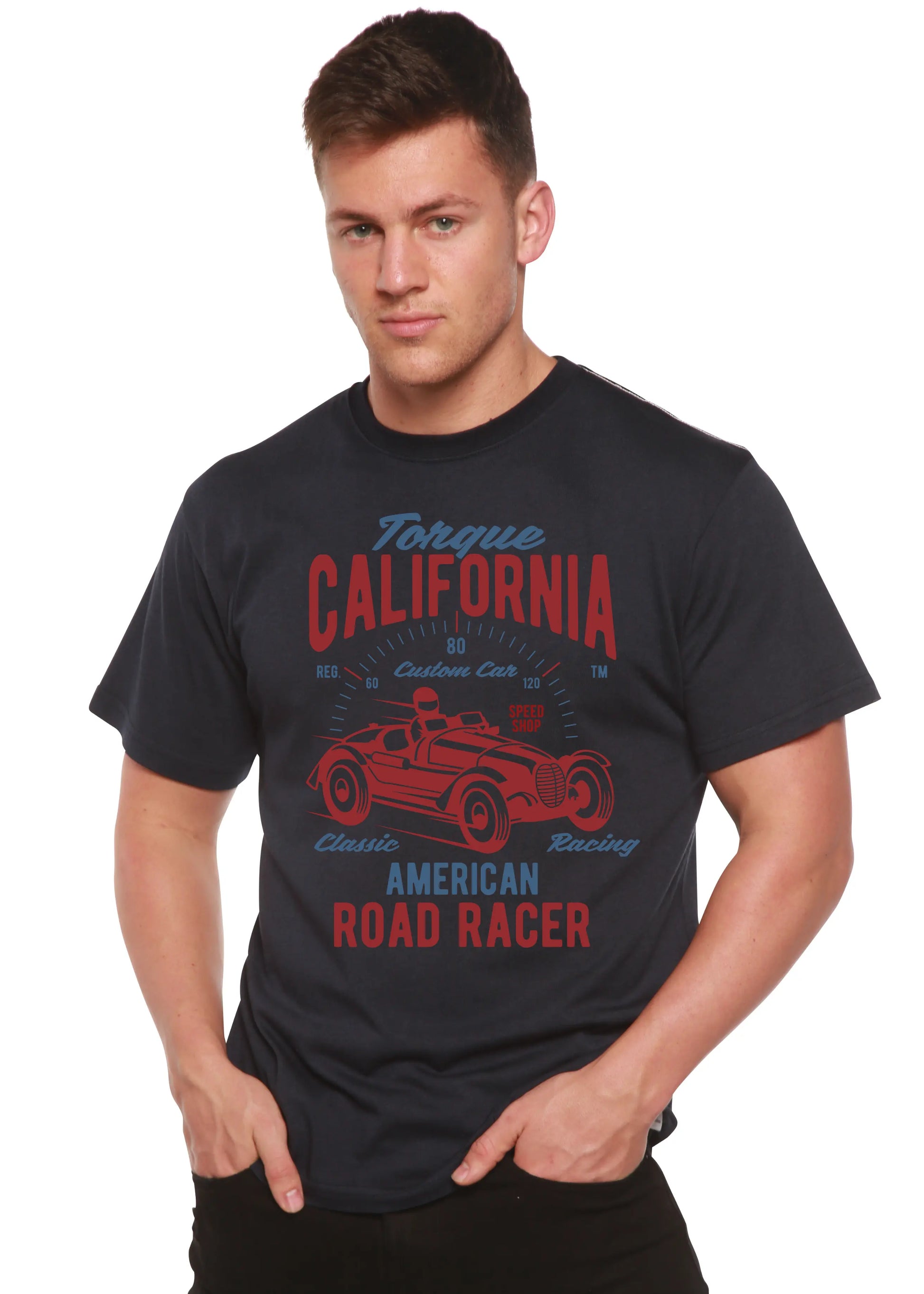 Torque California Spun Bamboo® Men's Bamboo Viscose/Organic Cotton Short Sleeve Graphic T-Shirt Spun Bamboo