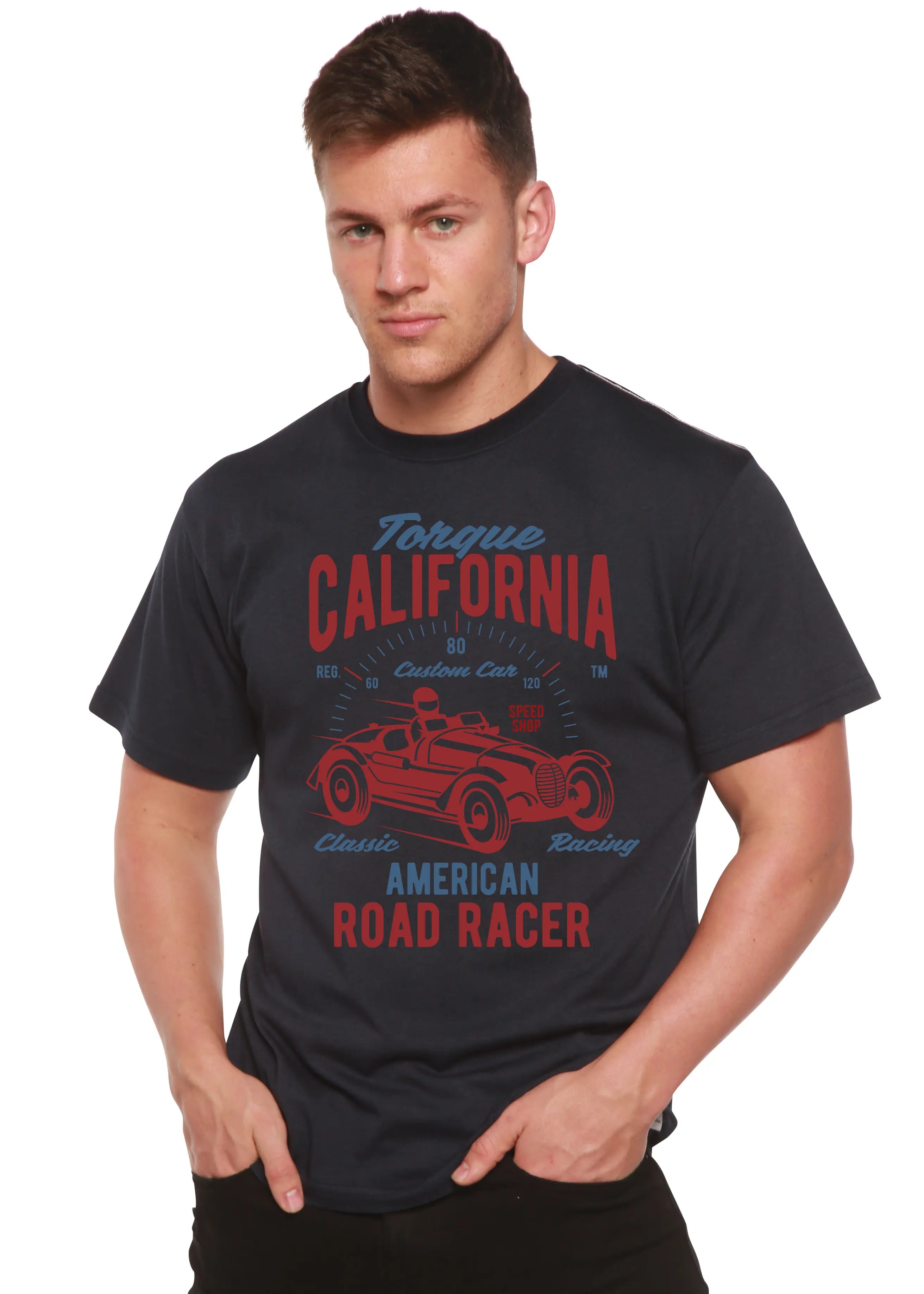 Torque California Spun Bamboo® Men's Bamboo Viscose/Organic Cotton Short Sleeve Graphic T-Shirt Spun Bamboo