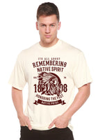 Remembering Spun Bamboo® Men's Bamboo Viscose/Organic Cotton Short Sleeve Graphic T-Shirt Spun Bamboo