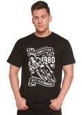 World Competition Men's Bamboo Viscose/Organic Cotton Short Sleeve Graphic Graphic T-Shirt Spun Bamboo