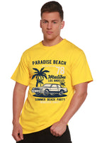 Paradise Beach Spun Bamboo® Men's Bamboo Viscose/Organic Cotton Short Sleeve Graphic T-Shirt Spun Bamboo