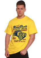 Road Devils Spun Bamboo® Men's Bamboo Viscose/Organic Cotton Short Sleeve Graphic T-Shirt Spun Bamboo
