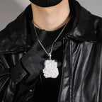 80Sbaby hip-hop diamond necklace nowadaysfashion
