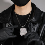 80Sbaby hip-hop diamond necklace nowadaysfashion