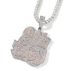 80Sbaby hip-hop diamond necklace nowadaysfashion