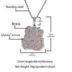 80Sbaby hip-hop diamond necklace nowadaysfashion
