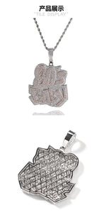 80Sbaby hip-hop diamond necklace nowadaysfashion