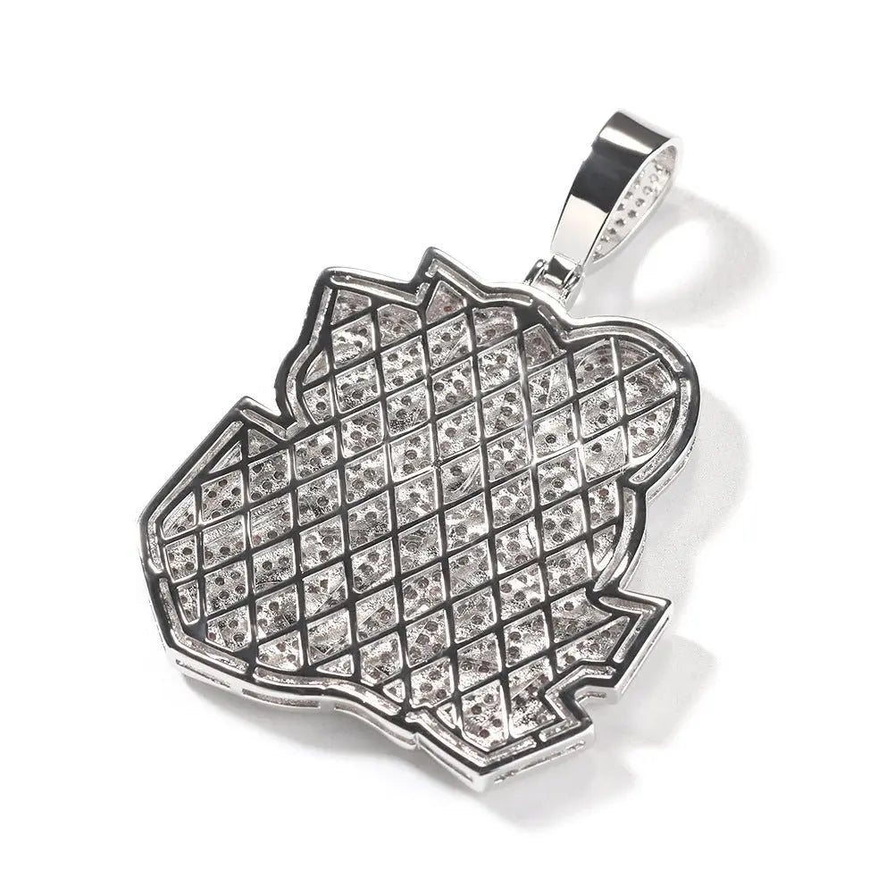 80Sbaby hip-hop diamond necklace - Blade & Thread