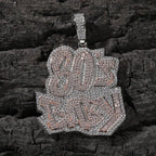 80Sbaby hip-hop diamond necklace nowadaysfashion