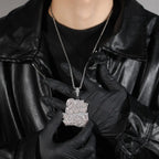 80Sbaby hip-hop diamond necklace nowadaysfashion