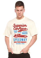 Superior Car Spun Bamboo® Men's Bamboo Viscose/Organic Cotton Short Sleeve Graphic T-Shirt Spun Bamboo
