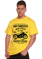 San Fransisco Spun Bamboo® Men's Bamboo Viscose/Organic Cotton Short Sleeve Graphic T-Shirt Spun Bamboo