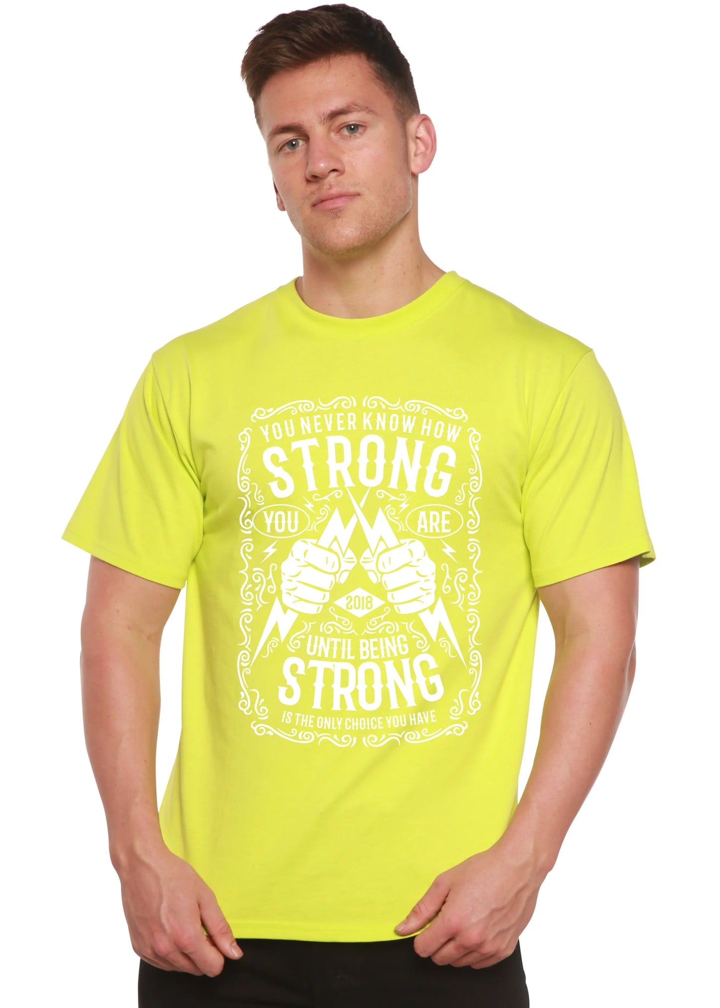 Strong Spun Bamboo® Men's Bamboo Viscose/Organic Cotton Short Sleeve Graphic T-Shirt Spun Bamboo