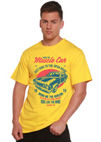 Muscle Car Spun Bamboo® Men's Bamboo Viscose/Organic Cotton Short Sleeve Graphic T-Shirt Spun Bamboo