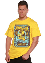 Shave and Cut Spun Bamboo® Men's Bamboo Viscose/Organic Cotton Short Sleeve Graphic T-Shirt Spun Bamboo