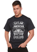 Outlaw American Muscle Spun Bamboo® Men's Bamboo Viscose/Organic Cotton Short Sleeve Graphic T-Shirt Spun Bamboo