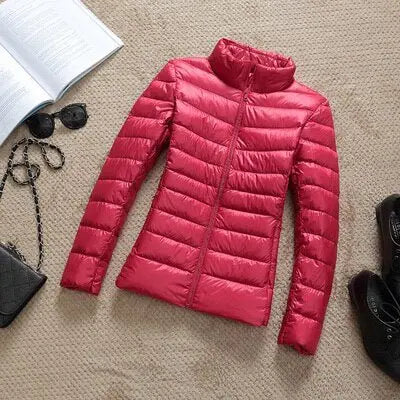 90% Ultra light duck down jackets women 2021 new Hooded winter coat nowadaysfashion